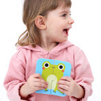 CzuCzu Impilare le metà, puzzle per bambini, da 18 mesi, Animali, 16 pezzi