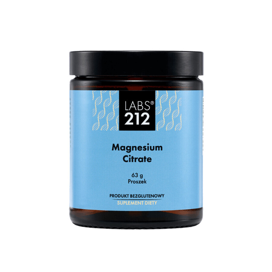 Labs212 Magnesium Citrate, magnesium citrate, 63 g