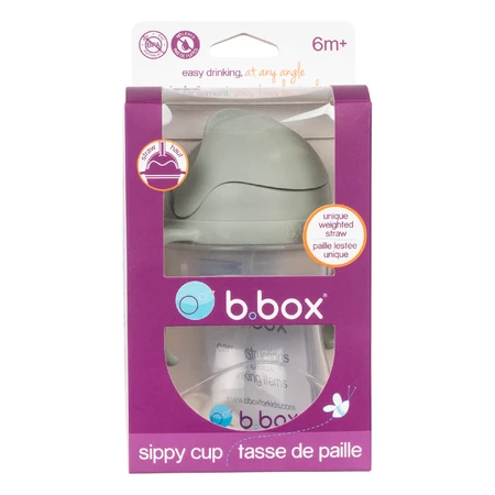 B.Box, bouteille avec paille, sauge, à partir de 6 mois, 240 ml