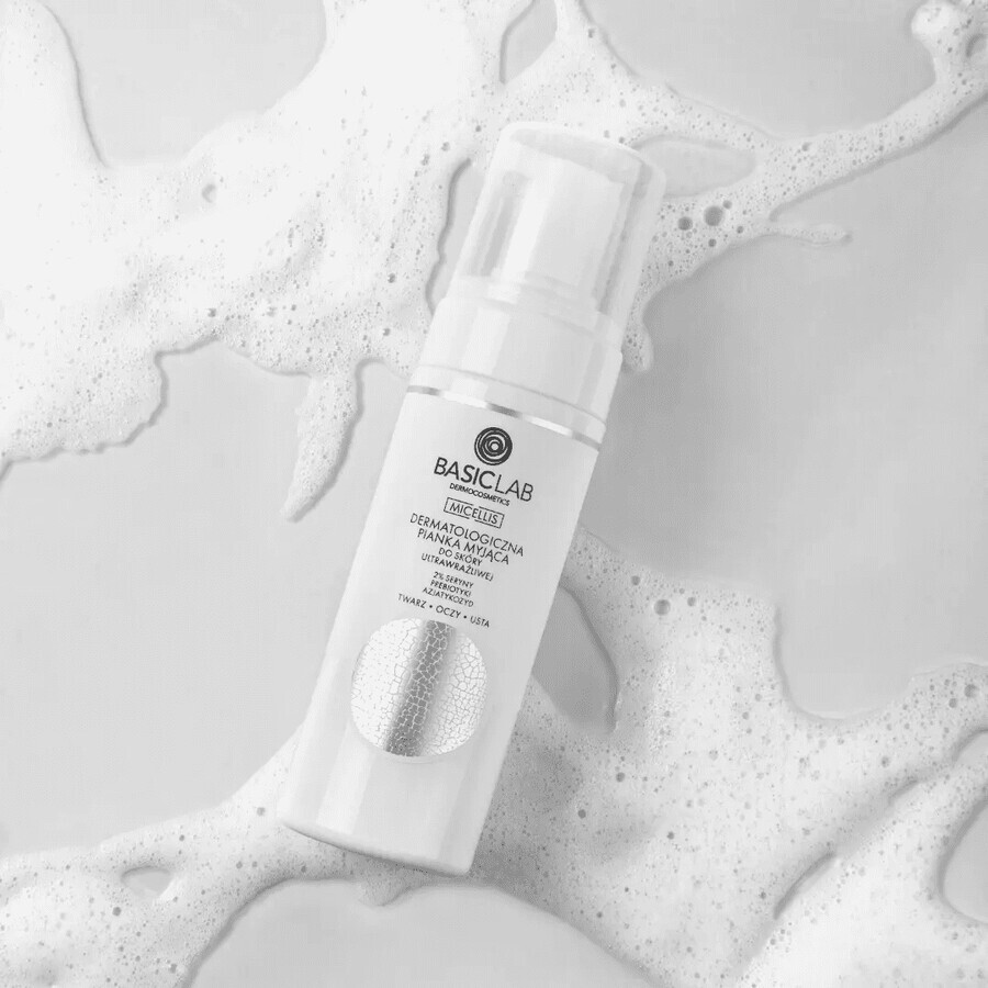 BasicLab Micellis, spumă de curățare dermatologică pentru piele ultrasensibilă, 150 ml AMBALAJ CONTAMINAT