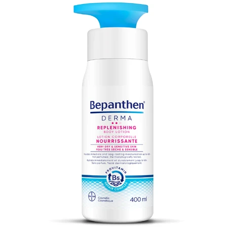 Bepanthen Derma Replenishing, intensiv nährende Körperlotion, 400 ml