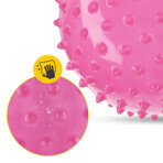 4Fizjo, balle de rééducation à pointes, 20 cm, rose, 1 pièce 4Fizjo, balle de rééducation à pointes, 20 cm, rose, 1 pièce