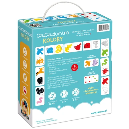 CzuCzu Dominoes Colors, a game for children, from 2 years old