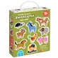 CzuCzu Puzzle cu perechi Animale din mediul rural, puzzle-uri pentru copii, de la 18 luni, 30 elemente