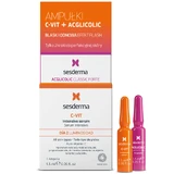 Sesderma Flash-Effekt, Acglicolic Classic Forte + C-Vit Intensiv-Serum, 2 x 1,5 ml
