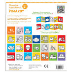 CzuCzu Dłuuugie rysowanki Koloruję Pojazdy, 2 books for children, from 2 years old