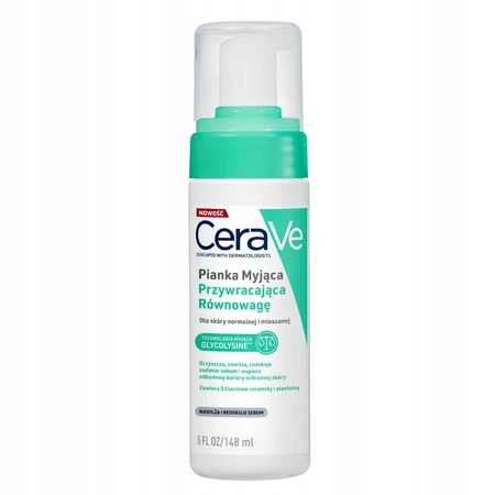 CeraVe, Rebalancing Reinigingsschuim, 150 ml
