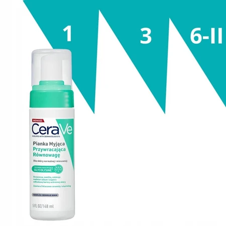 CeraVe, Rebalancing Reinigingsschuim, 150 ml