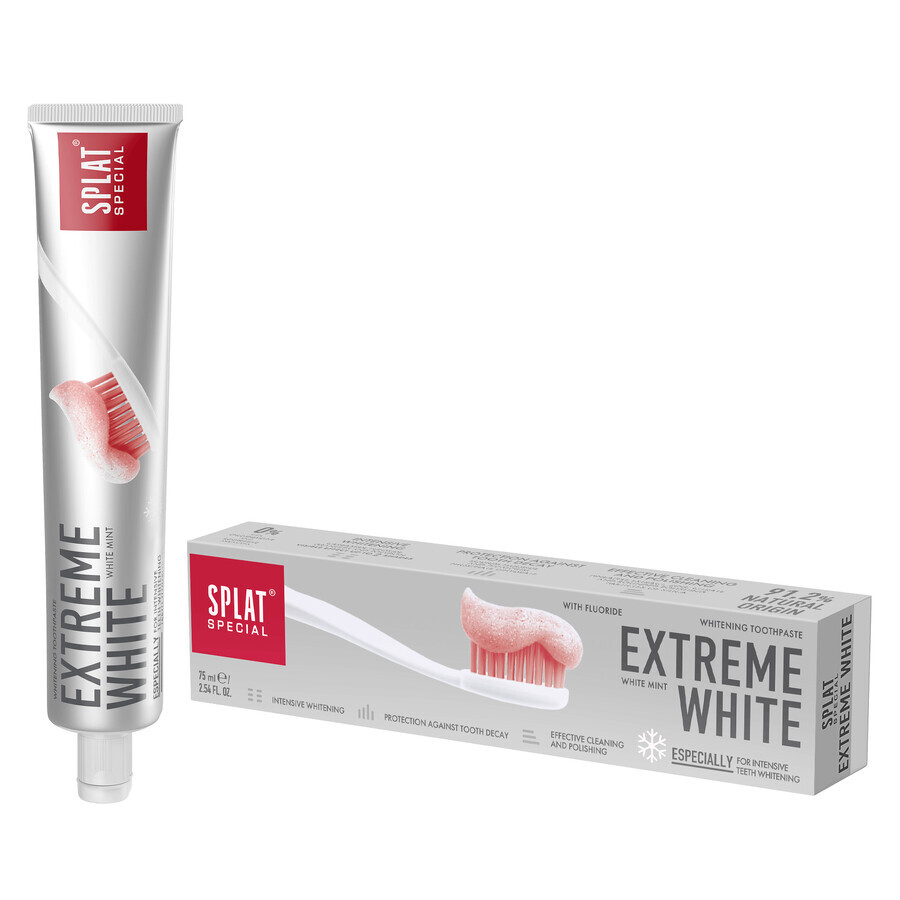 Cumpără Splat Special Extreme White, pastă de dinți pentru albirea intensivă a smalțului, 75 ml Splat Special Extreme White, pastă de dinți pentru albirea intensivă a smalțului, 75 ml