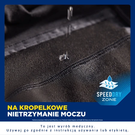 Tena Men Protective Boxer, wiederverwendbare Boxershorts für leichte Inkontinenz, schwarz, Größe XL, 1 Stück