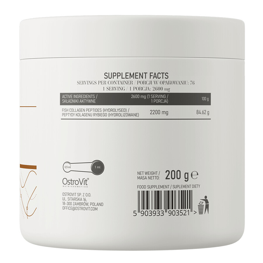 OstroVit Collagène marin, goût poire, 200 g