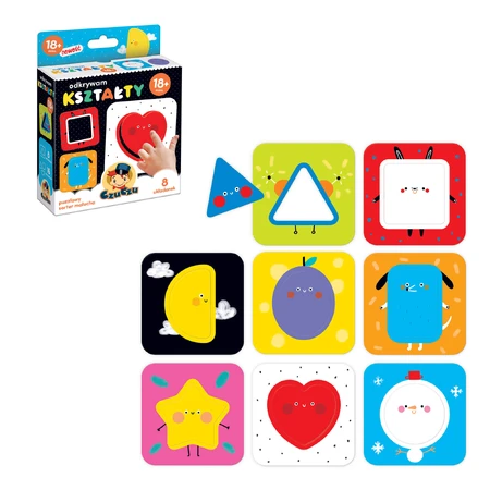 CzuCzu I discover shapes, puzzle for children, from 18 months, 16 elements