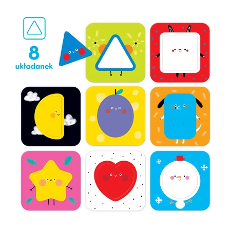 CzuCzu I discover shapes, puzzle for children, from 18 months, 16 elements