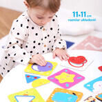 CzuCzu Entdeckung der Formen, Puzzle für Kinder, ab 18 Monaten, 16 Elemente CzuCzu Entdeckung der Formen, Puzzle für Kinder, ab 18 Monaten, 16 Elemente