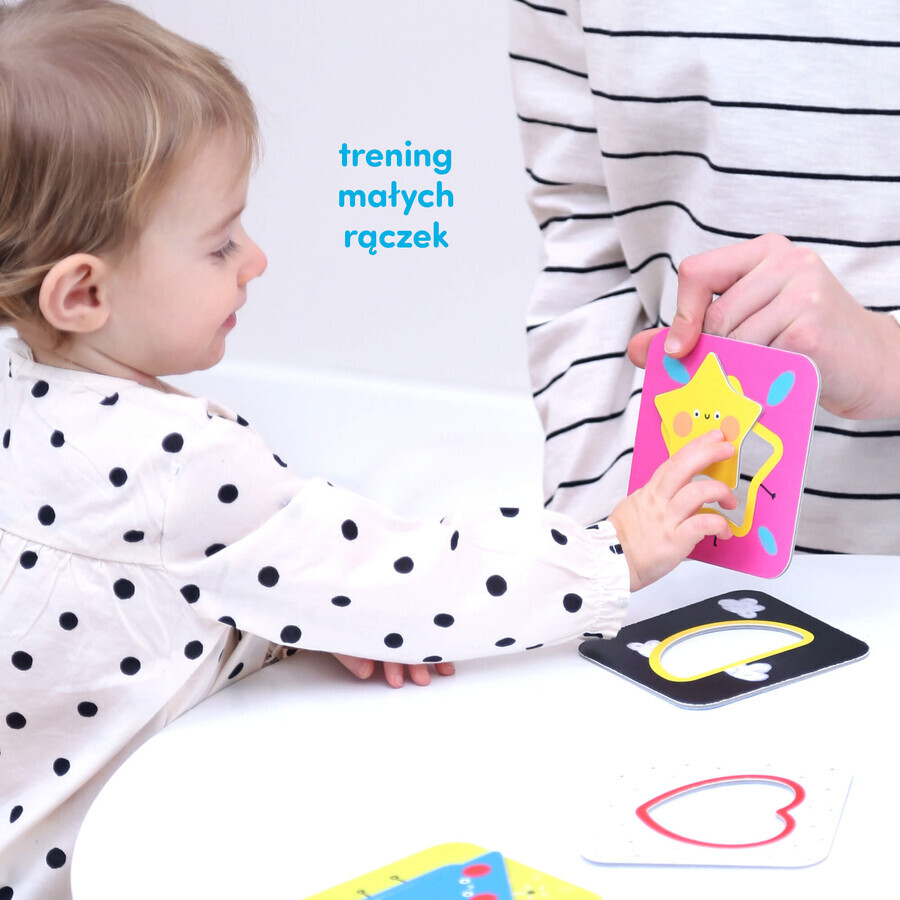 CzuCzu Entdeckung der Formen, Puzzle für Kinder, ab 18 Monaten, 16 Elemente