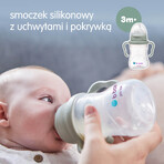 B.Box, learning to drink cup, 4-in-1 set, sage, from 4 months, 240 ml B.Box, learning to drink cup, 4-in-1 set, sage, from 4 months, 240 ml