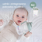 B.Box, learning to drink cup, 4-in-1 set, sage, from 4 months, 240 ml B.Box, learning to drink cup, 4-in-1 set, sage, from 4 months, 240 ml