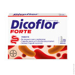 Dicoflor Forte (antes Dicoflor 6), para niños a partir de 3 años y adultos, 20 cápsulas Dicoflor Forte (antes Dicoflor 6), para niños a partir de 3 años y adultos, 20 cápsulas