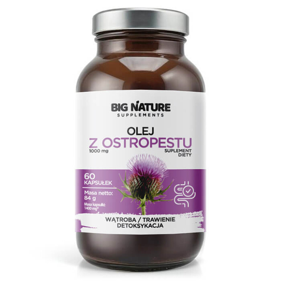 Big Nature Ulei de ciulin, 60 capsule