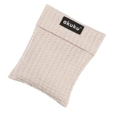 AKUKU, Wärmflasche mit Kirschkernen, beige, 13 x 16 cm, 1 Stück