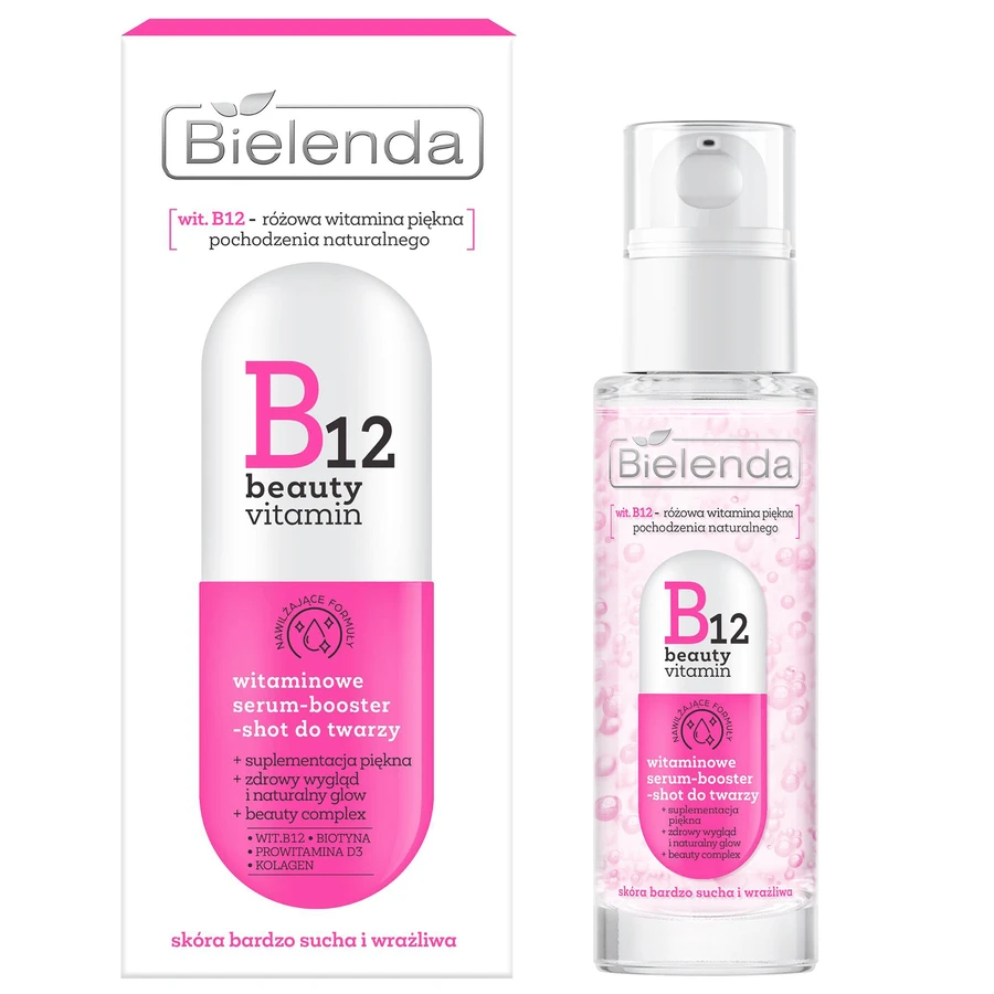 Bielenda B12 Beauty Vitamin, vitamin serum-booster for face, 30 ml