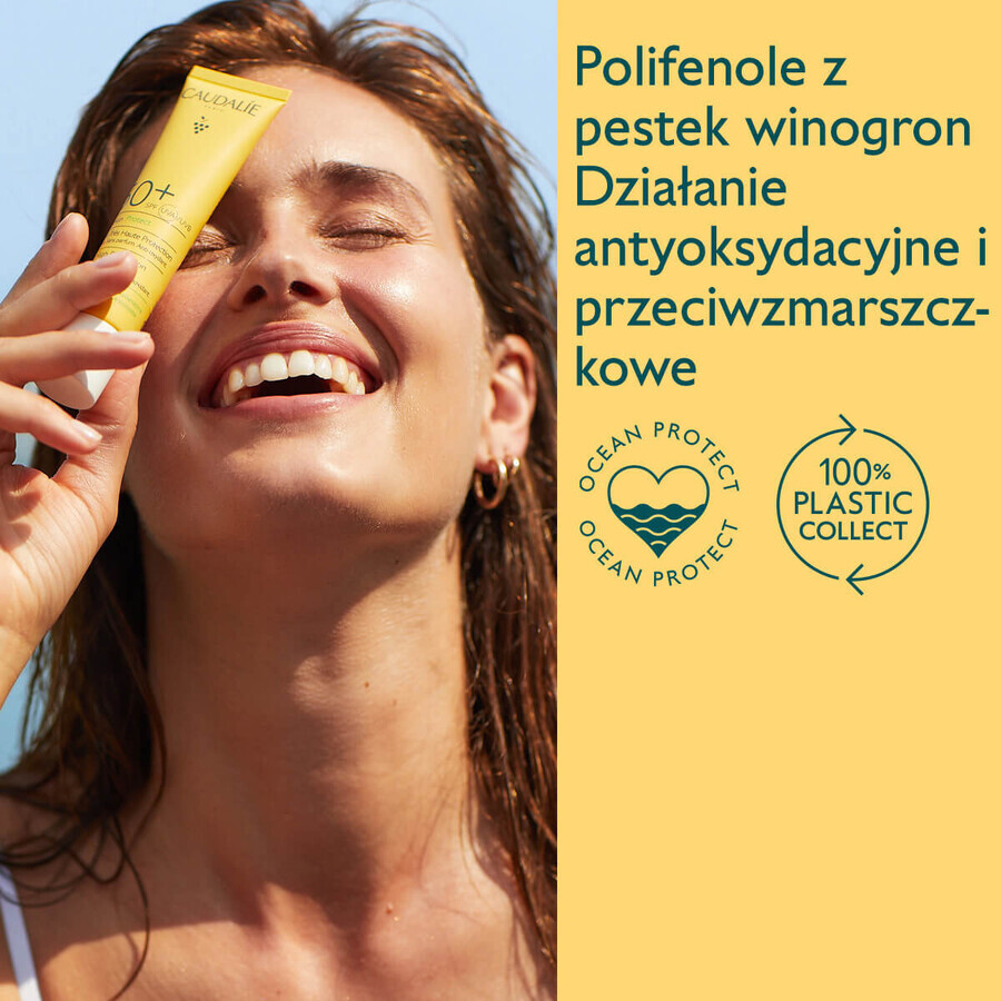 Caudalie Vinosun Protect, onzichtbare, lichte crème met zeer hoge bescherming, SPF 50+, 40 ml