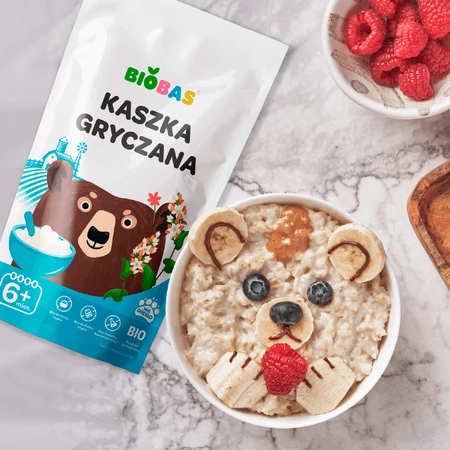 BioBas Buchweizen Porridge Bio, ohne Zuckerzusatz, ab 6 Monaten, 200 g