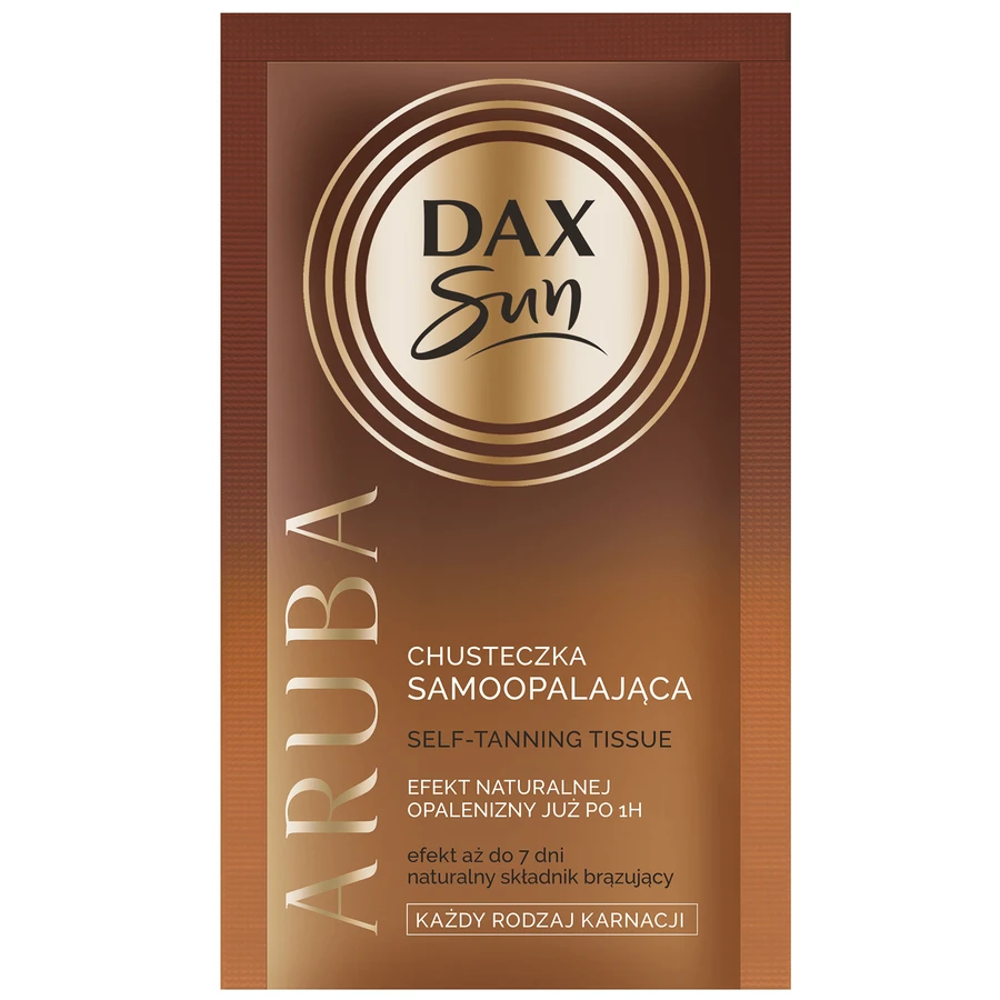 DAX Sun Aruba, Selbstbräunungstuch für Gesicht und Körper, 1 Stück