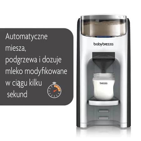 Baby Brezza Formula Pro Advanced, distributeur de lait, blanc et noir
