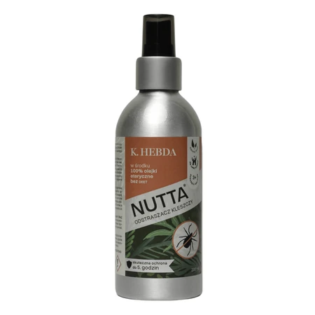 Hebda Nutta, repelente de garrapatas, 100 ml