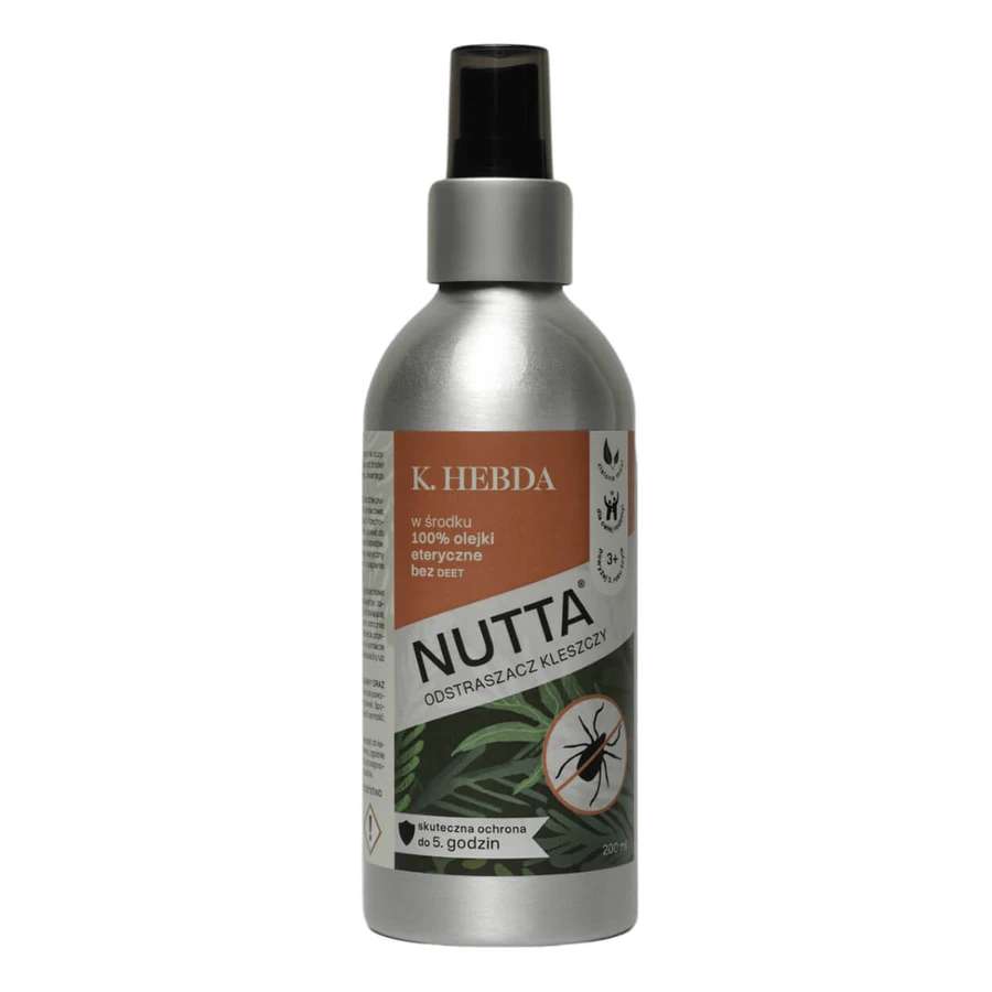 Hebda Nutta, repelente de garrapatas, 100 ml