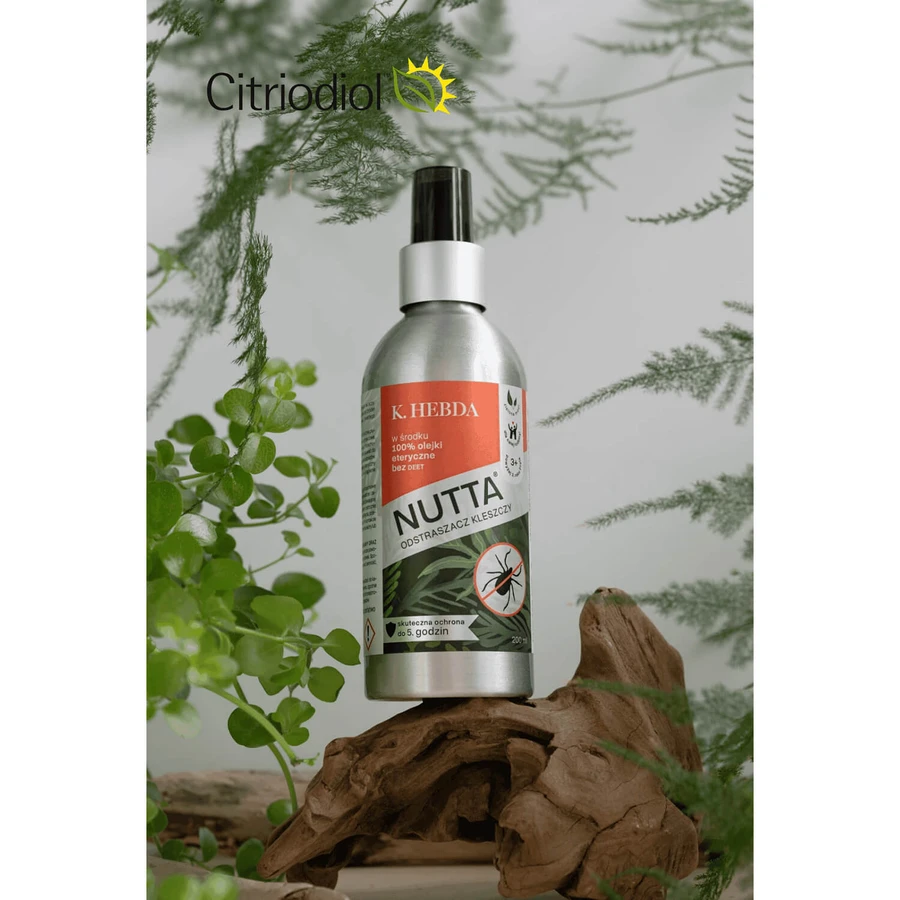 Hebda Nutta, repelente de garrapatas, 100 ml