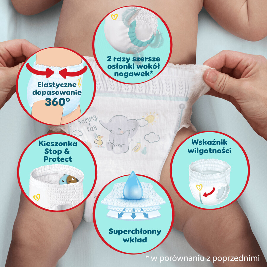 Pampers Premium Care Pants, pañales, talla 5, 12-17 kg, 102 unidades