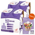Nutridrink Protein kit, preparado nutricional, sabor melocotón-mango, 8 x 125 ml + recetario gratuito