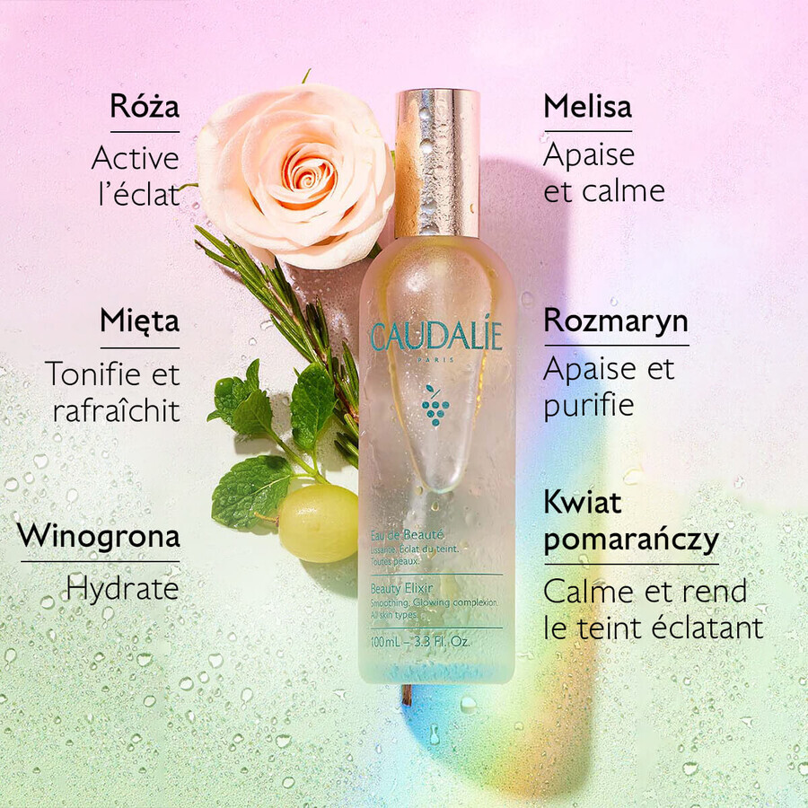 Caudalie Beauty Elixir, acqua illuminante, 30 ml
