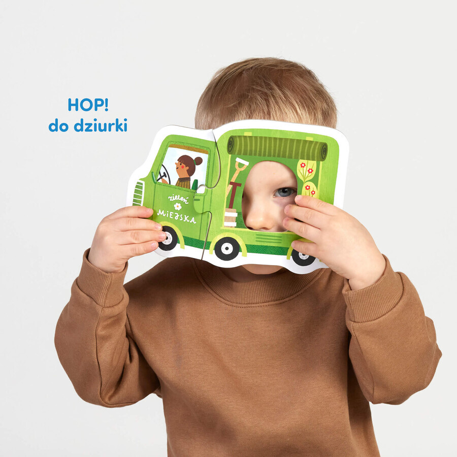 CzuCzu Primo Puzzle Veicoli, puzzle per bambini, da 2 anni, 28 elementi