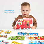 CzuCzu Primo Puzzle Veicoli, puzzle per bambini, da 2 anni, 28 elementi CzuCzu Primo Puzzle Veicoli, puzzle per bambini, da 2 anni, 28 elementi