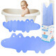Bocioland, alfombrilla de ba&#241;o antideslizante, cocodrilo azul, 1 pieza