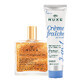 Nuxe Huile Prodigieuse Or set, aceite seco con part&#237;culas doradas para cuerpo, rostro y cabello, 50 ml + hidratante 3 en 1, 100 ml por 1 c&#233;ntimo