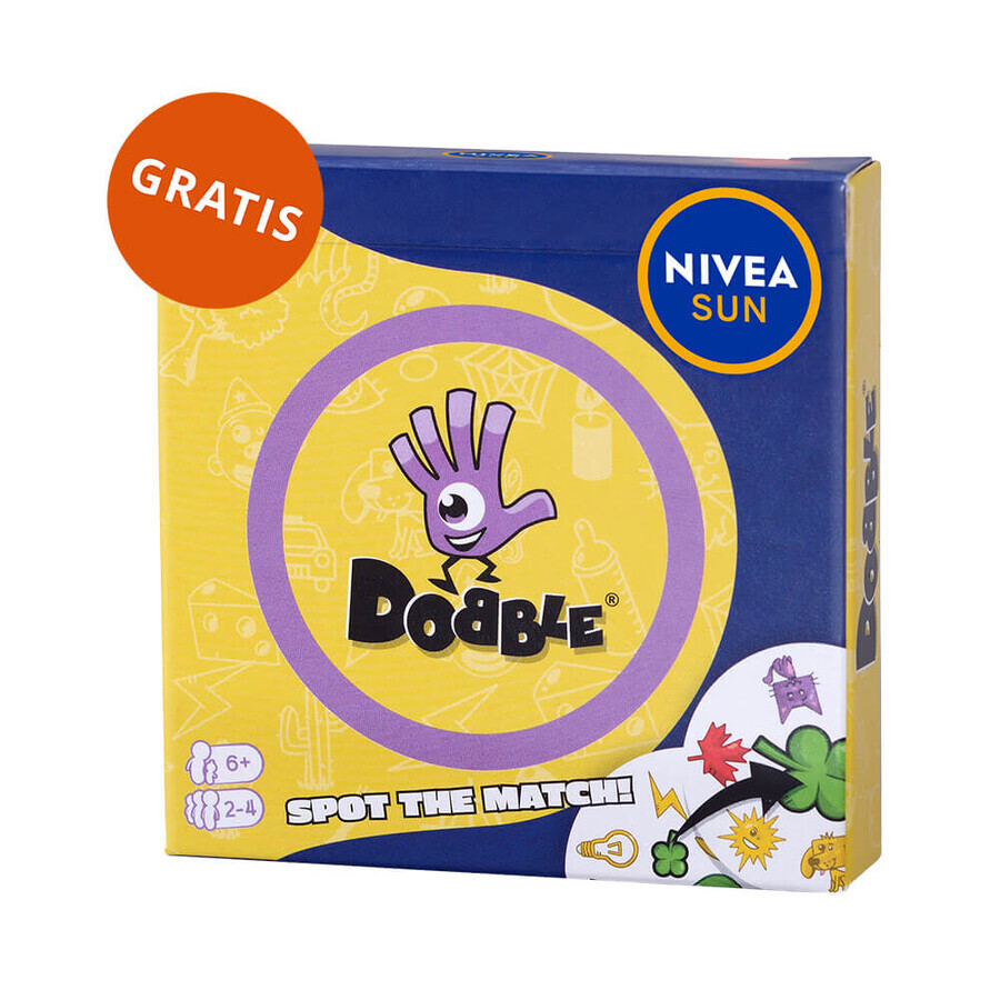 Nivea Sun Kids Protect & Care 5in1, Lotion solaire pour enfants, SPF 50+, 200 ml + jeu Dobble gratuit
