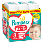 Set Pampers Pants, pañales, talla 3, 6-11 kg, 2 x 204 piezas