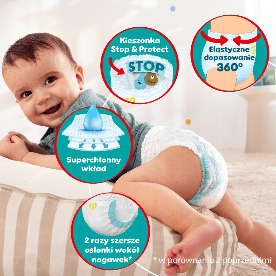 Set Pampers Pants, pañales, talla 3, 6-11 kg, 2 x 204 piezas