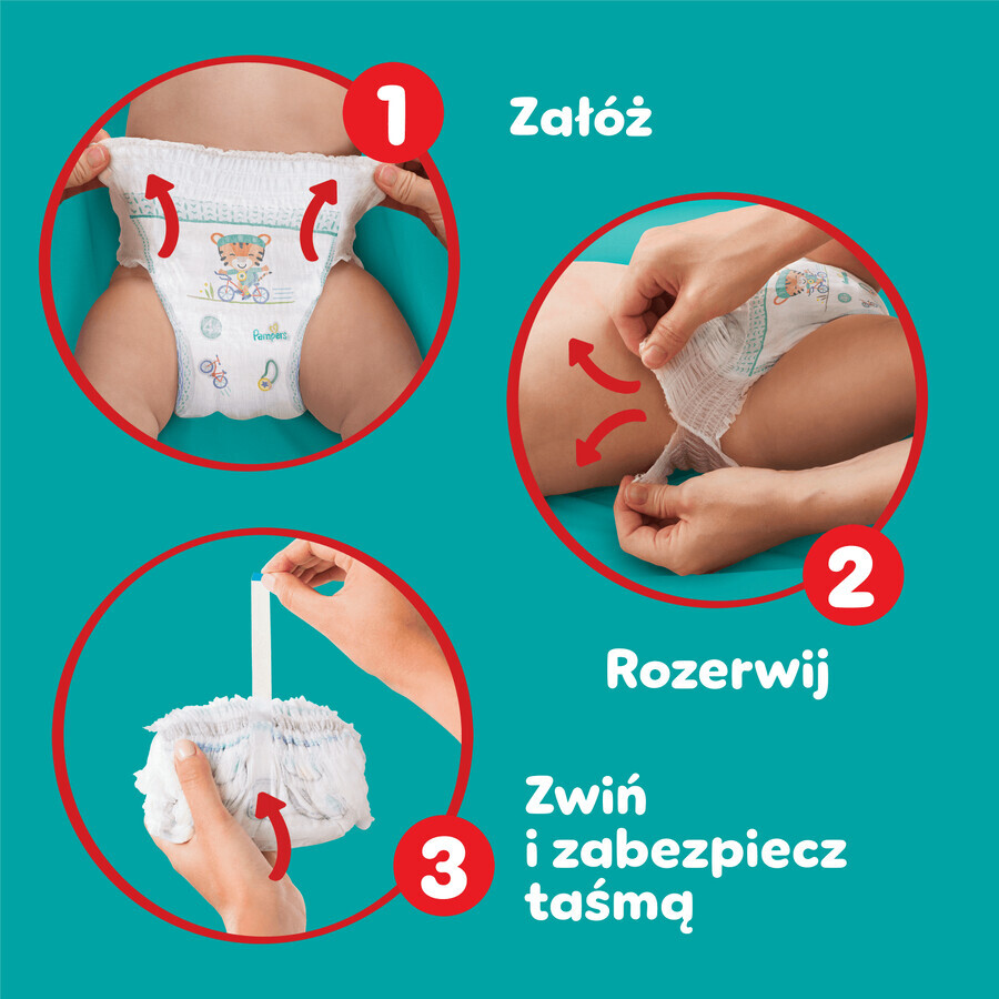 Set Pampers Pants, pañales, talla 3, 6-11 kg, 2 x 204 piezas