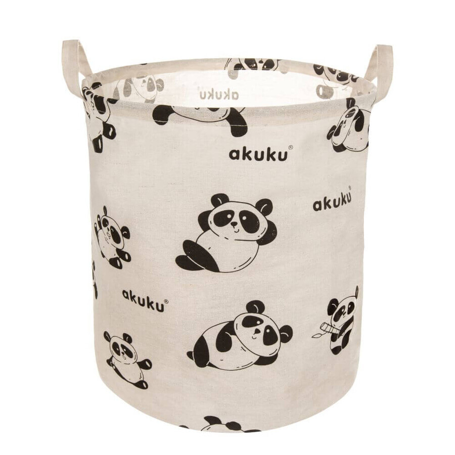 Ackuku, collapsible toy basket, panda, 1 piece