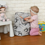 Ackuku, collapsible toy basket, panda, 1 piece Ackuku, collapsible toy basket, panda, 1 piece