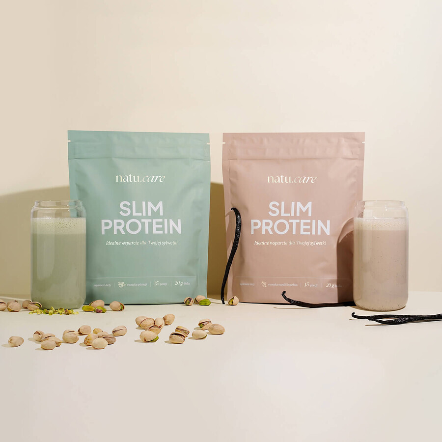 Natu Care Slim Protein, gusto pistacchio, 375 g