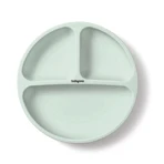 BabyOno, siliconen schoteltje met zuignap, groen, vanaf 6 maanden, 1 st.