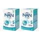 Set Nestle NAN Optipro 5, Junior modified milk for children over 2.5 years, 2 x 650 g