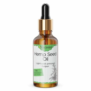 Nacomi, aceite de semillas de cáñamo con pipeta, 50 ml