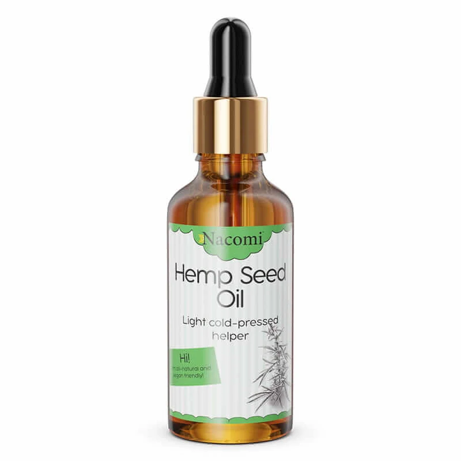 Nacomi, aceite de semillas de cáñamo con pipeta, 50 ml